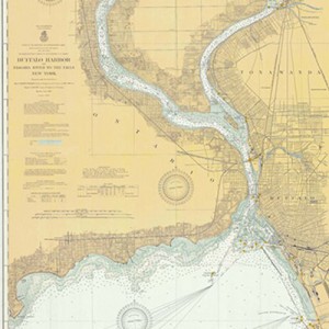 Buffalo Harbor map